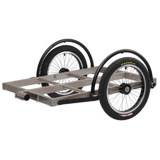 Surly Ted Bike Trailer - short -silver black Surly Ted Bike Trailer - short - silver/black