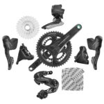 Groupe Campagnolo Super Record WRL 2x12 vitesses + Roues Bora Ultra WTO 45 C23 DB – Image 3