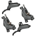 Freins à disque SRAM Code Stealth - Bronze | 4 pistons | C1 - Kit (avant + arrière) | Polarité foncée