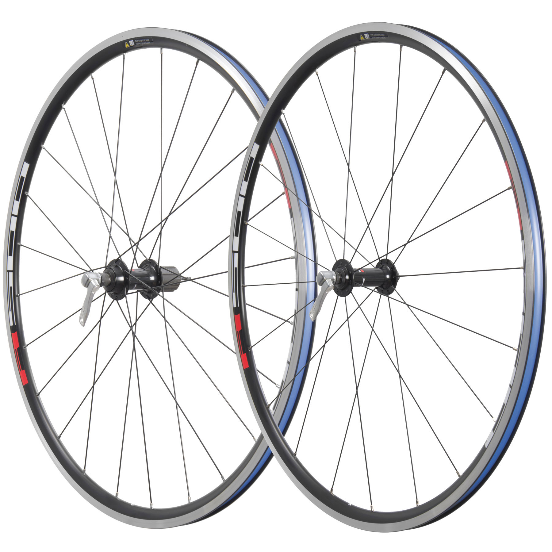 Shimano-WH-R501-CL-Wheelset.jpg Paire de roues Shimano WH-R501-CL - 28" | Pneus à tringle - QR 100/130 - HG – Image 1
