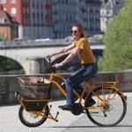 Vélo électrique Bocyclo Cargo Compact Orange - Batterie 500 Wh – Bild 2