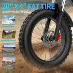 Vélo électrique Ridstar Q20 Pro 2000W gros pneu – Image 6